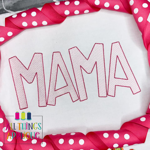 Mama - Sketch – allthingsapplique