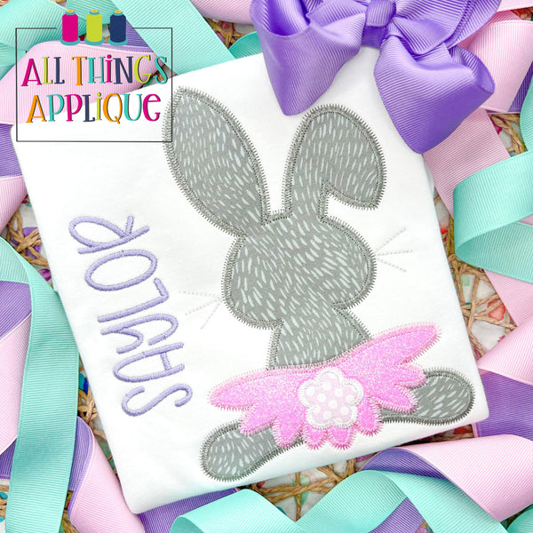 Ballerina Bunny Zig Zag allthingsapplique