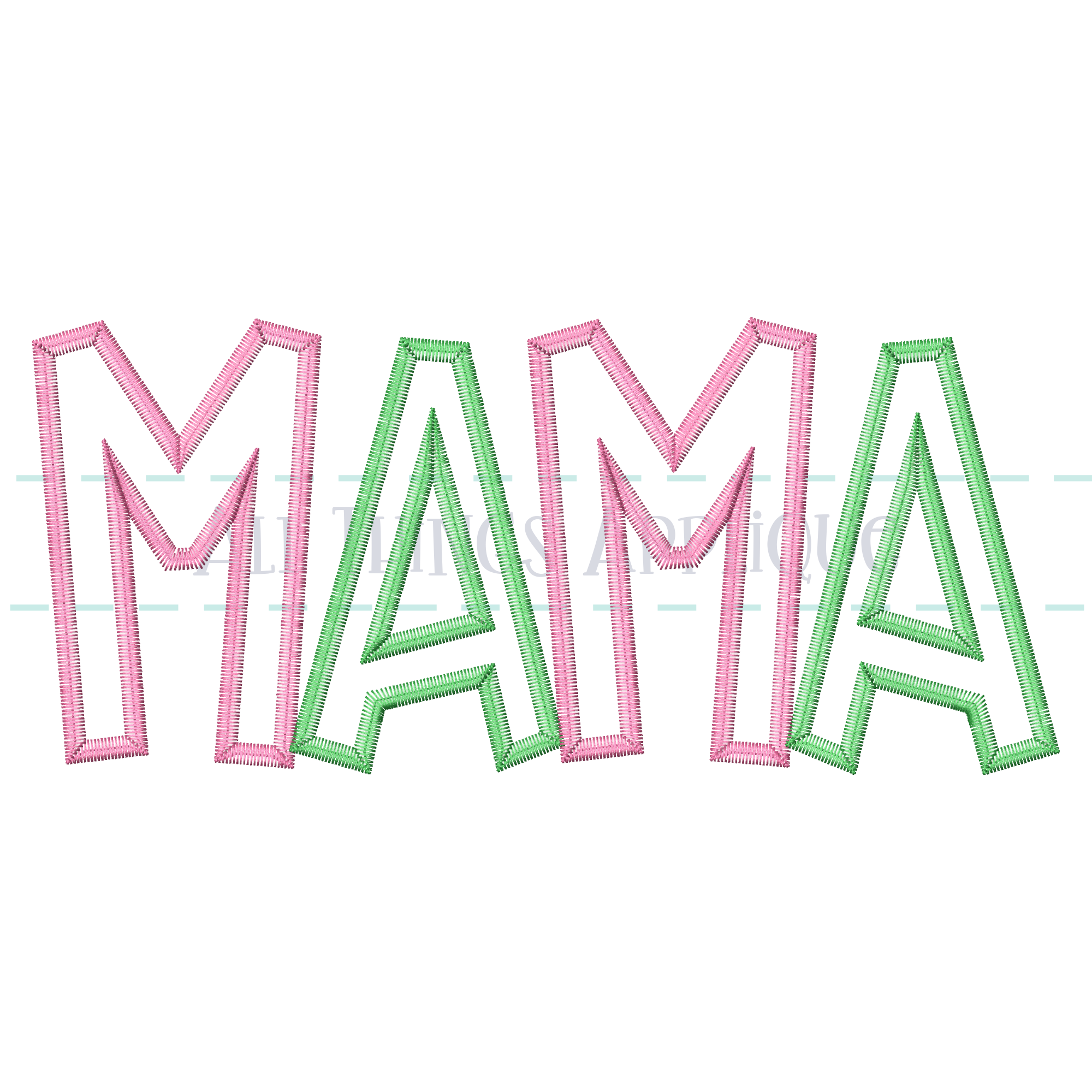 Mama - Zig Zag – allthingsapplique