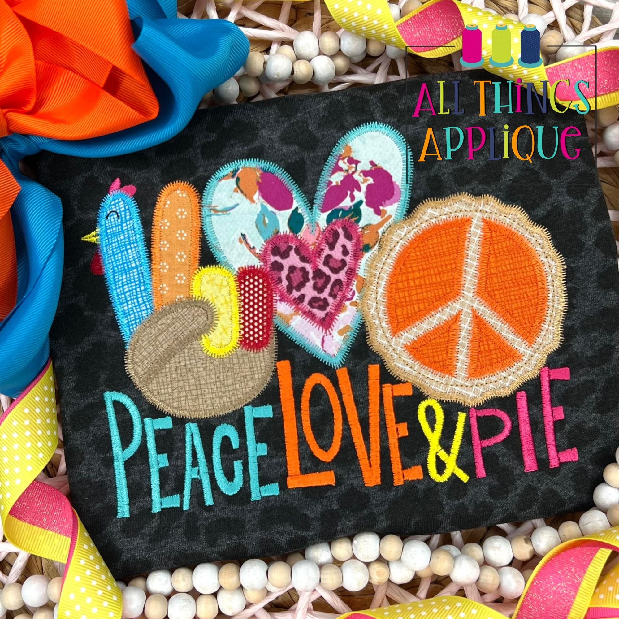 Peace Love Pie - Zig Zag – allthingsapplique