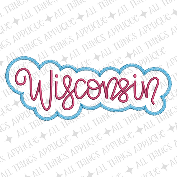 Wisconsin - Satin – allthingsapplique