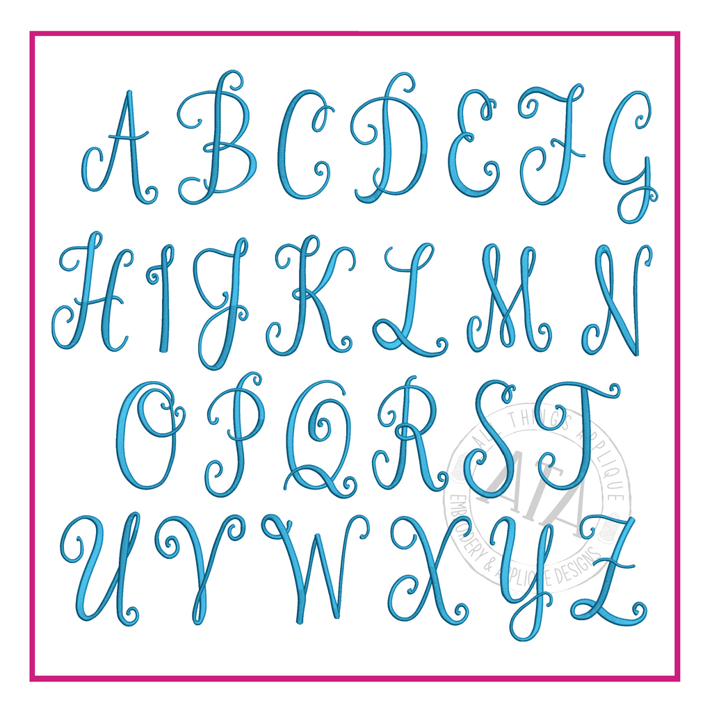 Stylish Monogram Embroidery Font Allthingsapplique stylish-monogram-embroidery-font-allthingsapplique